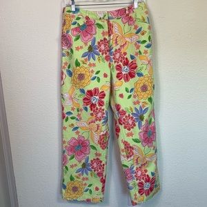 Talbots crop pant with stretch for curvy fit